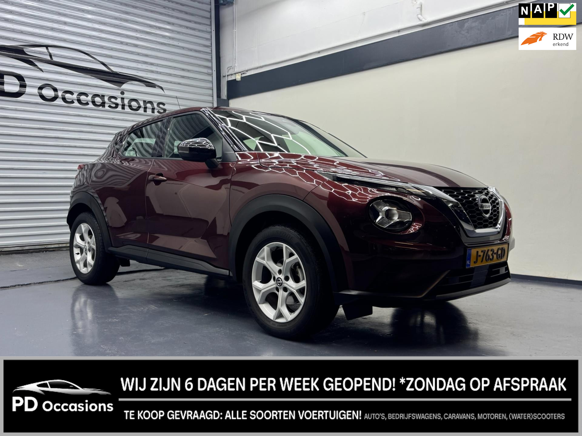 Nissan Juke 1.0 DIG-T Acenta - Camera - Stoelverw. - Cruise - Clima - Carplay 46782744-0.jpg | PD Occasions