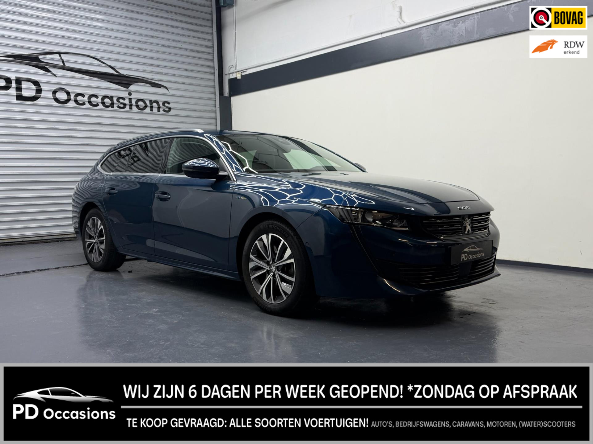 Peugeot 508 1.6 Plug-In HYbrid Allure Pack Business - Camera - Dodehoek - Stoelverw. - Clima 48516632-0.jpg | PD Occasions