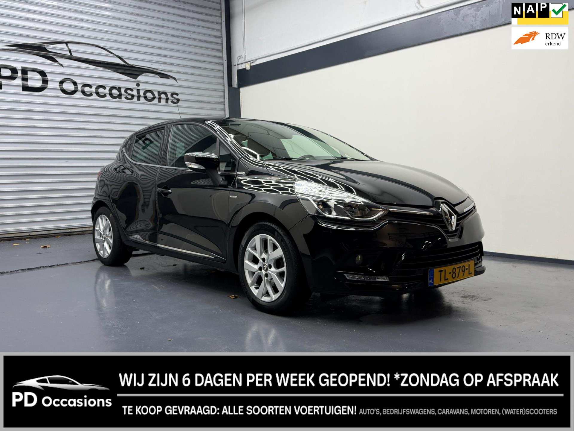 Renault Clio 0.9 TCe Limited - Dealer Onderh. - LM Velgen - Airco - Parkeersensoren 48564064-0.jpg | PD Occasions